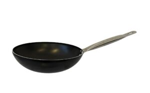 WOK ΑΝΤΙΚΟΛΛΗΤΙΚΟ Φ28cm - 4mm με ΜΕΤΑΛΙΚΗ ΛΑΒΗ Νο 8665 - Max.Home®