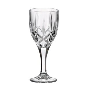 ΠΟΤΗΡΙ ΚΟΛΟΝΑΤΟ ΚΡΑΣΙΟΥ 240ml SHEFFIELD - CRYSTAL BOHEMIA - ΣΕΤ 6τεμ.