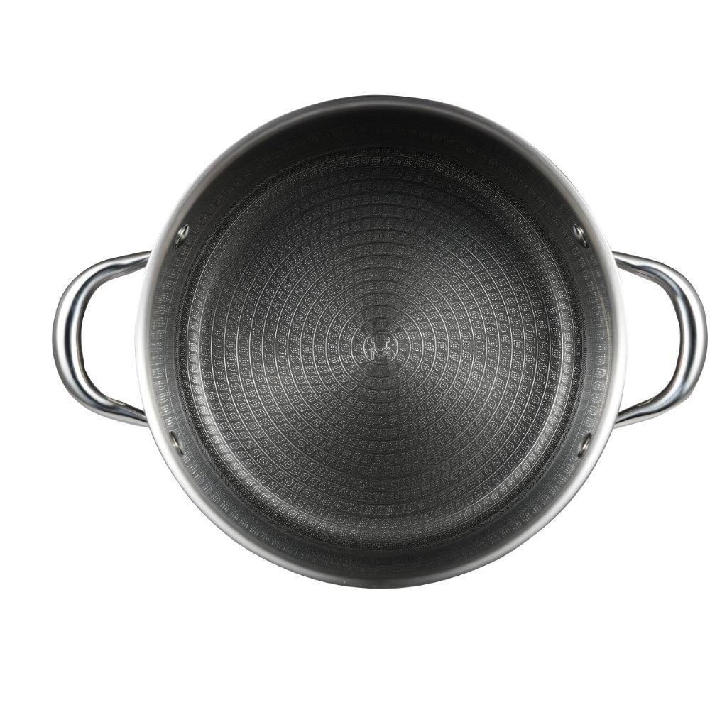 ΚΑΤΣΑΡΟΛΑ με ΚΑΠΑΚΙ Φ24x12cm ΑΝΟΞEIΔΩΤΗ HI-TECH-3 BGMP-1625 - BERGNER - Image 2