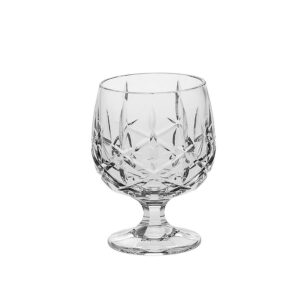 ΠΟΤΗΡΙ ΚΟΛΟΝΑΤΟ BRANDY 250ml SHEFFIELD - CRYSTAL BOHEMIA - ΣΕΤ 6τεμ.