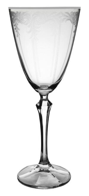 ΠΟΤΗΡΙ ΚΟΛΩΝΑΤΟ ΝΕΡΟΥ 350ml ELISABETH-Q8106/S CRYSTALEX - ΣΕΤ 6τεμ.