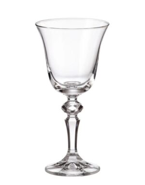 ΠΟΤΗΡΙ ΚΟΛΟΝΑΤΟ ΛΕΥΚΟΥ ΚΡΑΣΙΟΥ 170ml FALCO - CRYSTAL BOHEMIA - ΣΕΤ 6τεμ.