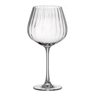 ΠΟΤΗΡΙ ΚΟΛΟΝΑΤΟ ΚΡΑΣΙΟΥ BURGUNDER 640ml COLUMBA OPTIC - CRYSTAL BOHEMIA - ΣΕΤ 6τεμ.