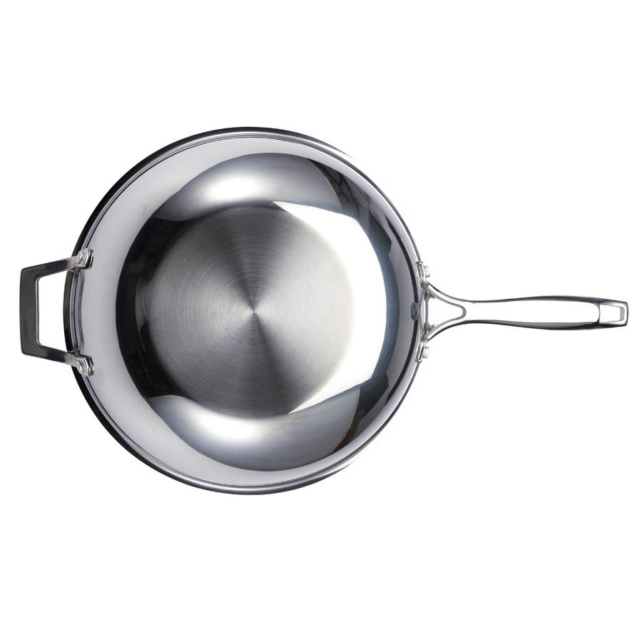 WOK Φ28x8cm ΑΝΟΞEIΔΩΤΟ HI-TECH-3 BGMP-1634 - BERGNER - Image 2